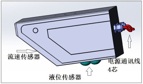 雷達水位流速一體機產(chǎn)品結構圖